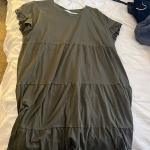 Army green dress